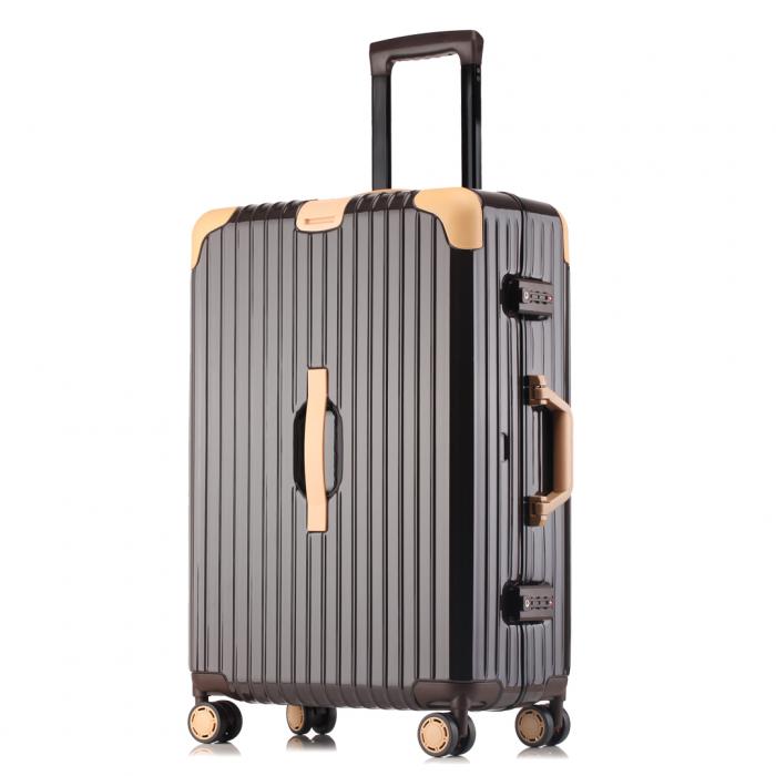 aluminium frame luggage ABS+PC Trolley Luggage set