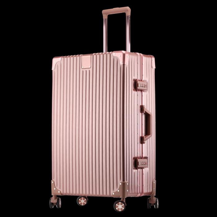 Aluminium frame luggage ABS+PC Trolley Luggage set