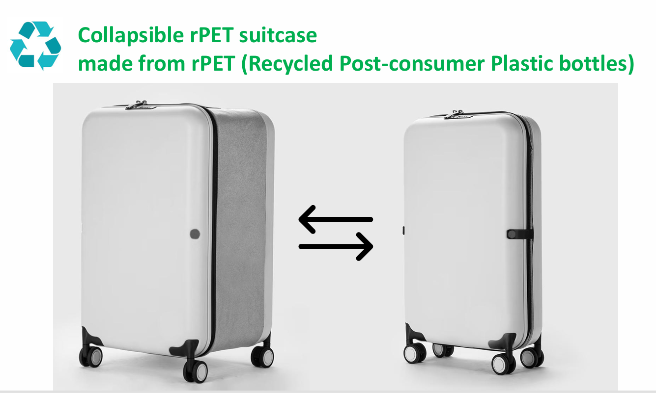 Slim collapsible suitcase,collapsible luggage,slim collapsible luggage,foldable luggage,foldable suitcase,collapsible carry-on suitcase,collapsible suitcase